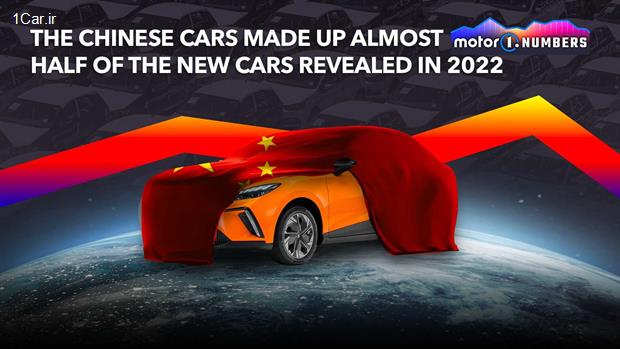 سهم 50 درصدی چینی ها از رونمایی خودروهای جدید در دنیا